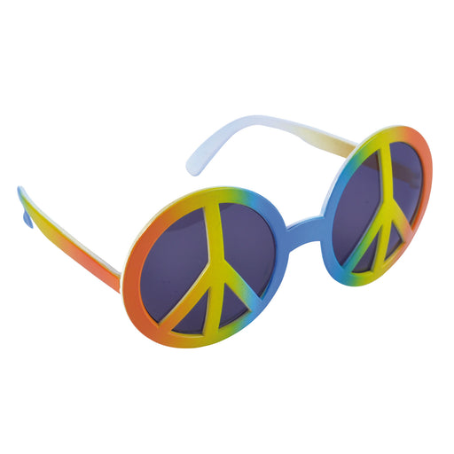 Rainbow Peace Sign Glasses