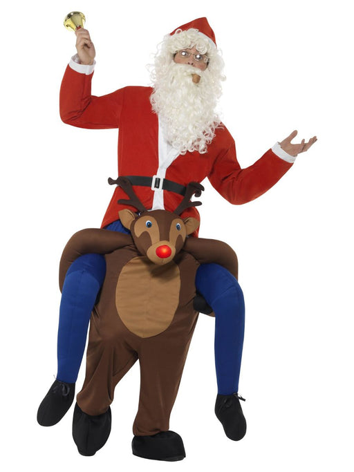 Christmas Piggy Back Costume - Rudolf Reindeer