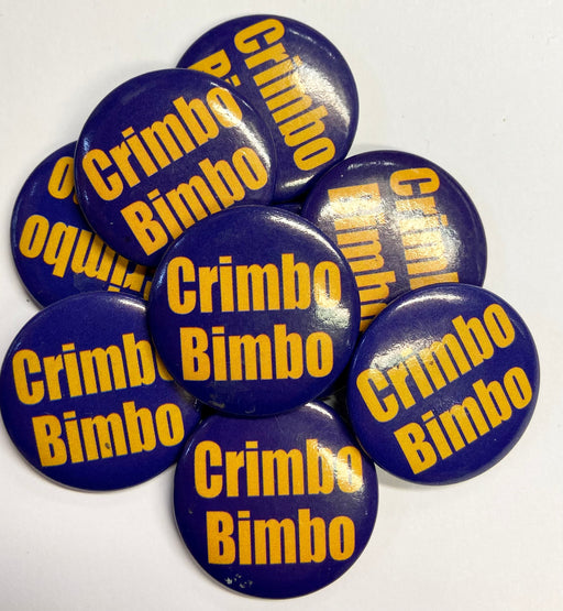 Christmas Badge - Crimbo Bimbo - The Ultimate Balloon & Party Shop