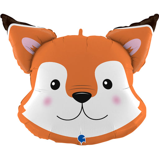Large Animal Head Foil Balloon - Fox