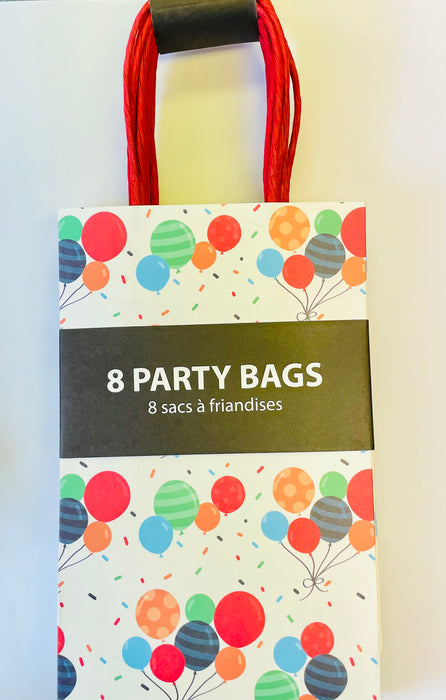 Paper Party Loot Bags - Balloons