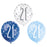 Age 21 Asst Birthday Balloons (6pk) - Blue