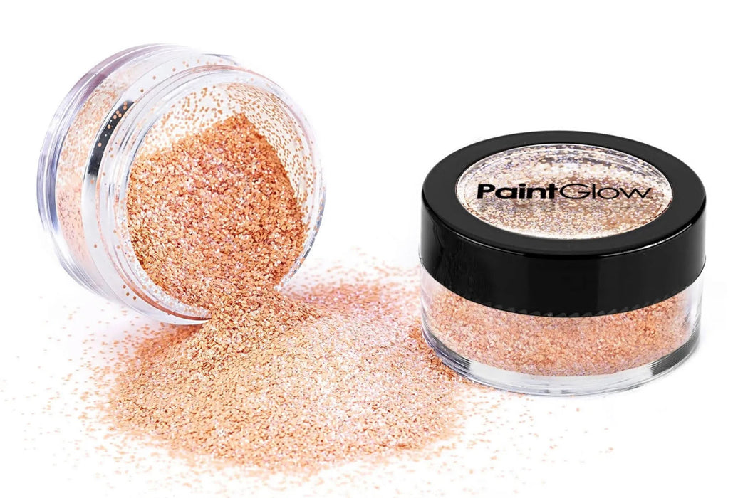 Cosmetic fine sprinkling glitter - orange jellybean