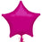 20" Foil Star Balloon - Hot Pink - The Ultimate Balloon & Party Shop