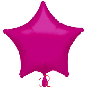 20" Foil Star Balloon - Hot Pink - The Ultimate Balloon & Party Shop
