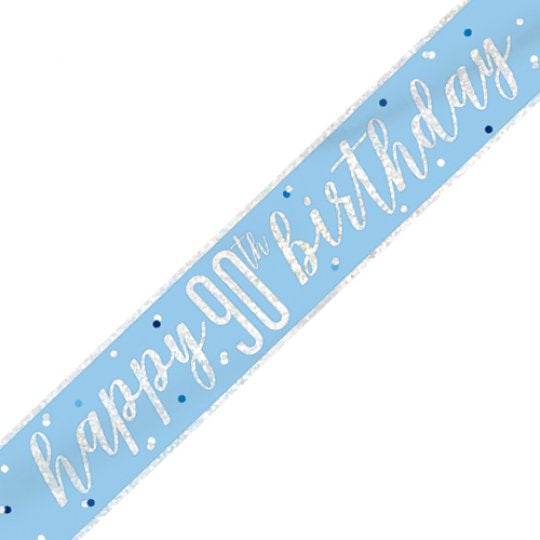 90th Birthday Banner