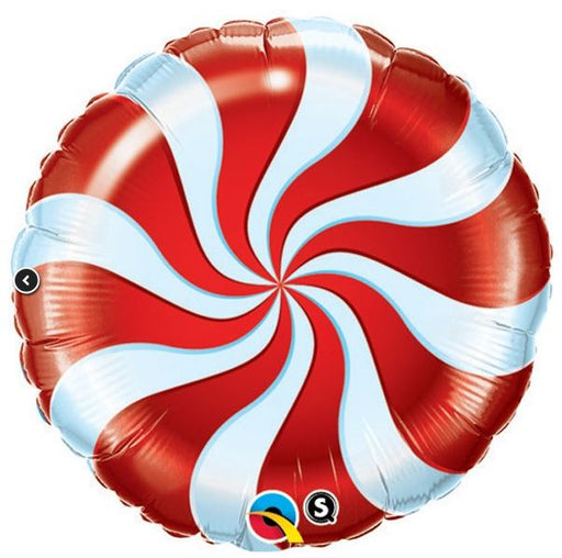 18" Foil Christmas Candy Balloon - Red