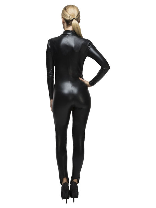 Fever Miss Whiplash Black Catsuit - The Ultimate Balloon & Party Shop