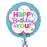 18" Foil Happy Birthday - Flower - The Ultimate Balloon & Party Shop
