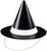 Mini Card Witch Hats - Black (8pk) - The Ultimate Balloon & Party Shop