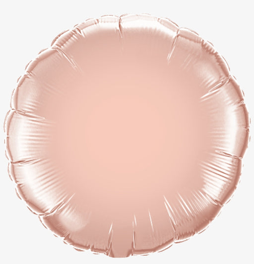 18" Foil Round Balloon - Rose Gold