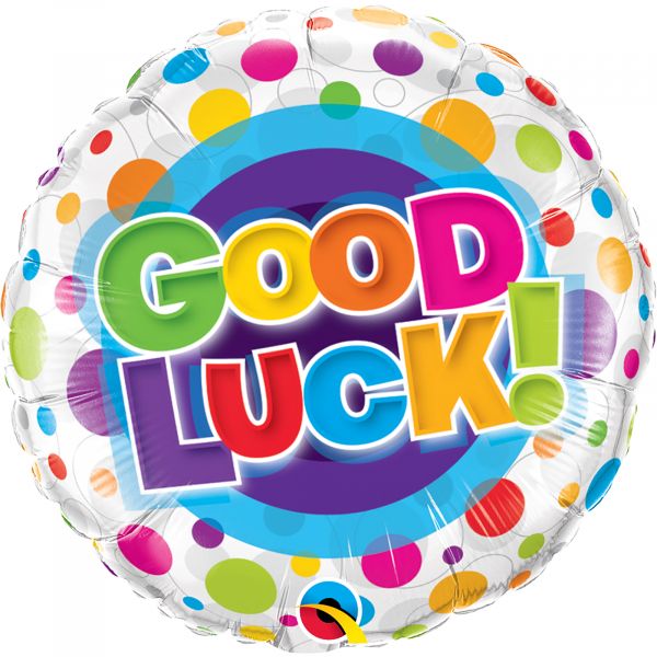 18" Foil Good Luck Bright Balloon