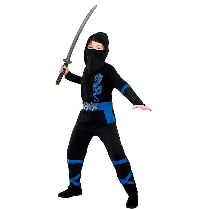 Power Ninja  Costume - Blue