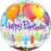 Qualatex Happy Birthday Bubble Balloon -  Birthday Candles - The Ultimate Balloon & Party Shop