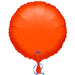 18" Foil Round Balloon - Orange - The Ultimate Balloon & Party Shop