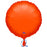 18" Foil Round Balloon - Orange - The Ultimate Balloon & Party Shop