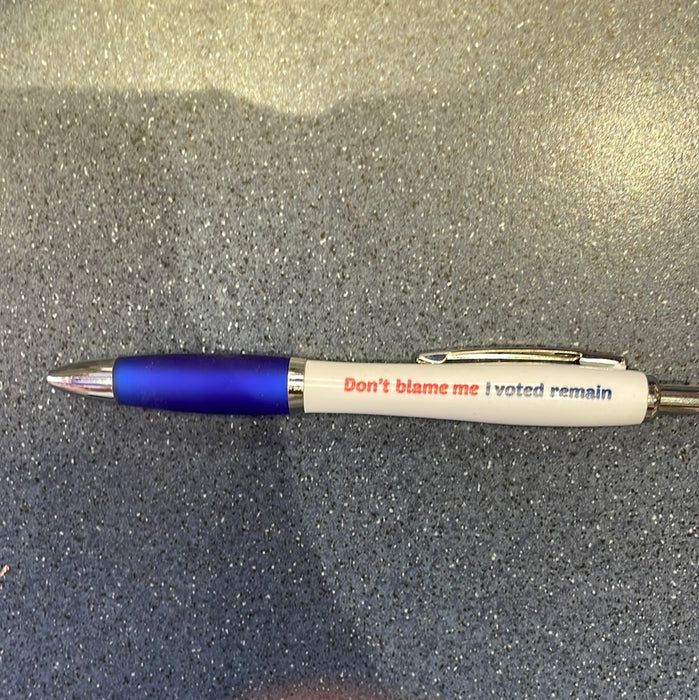 Novelty Pen - Voted remain