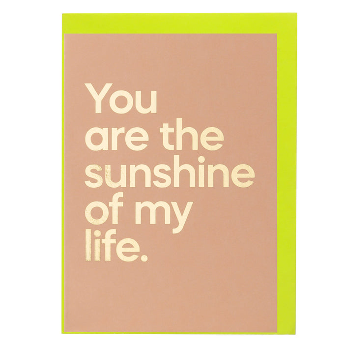 Say It With Songs Card - You Are The Sunshine In My Life