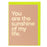 Say It With Songs Card - You Are The Sunshine In My Life