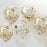 Oh Baby Printed Confetti Balloons - Gold
