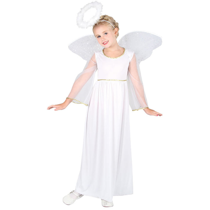 Child's Angel Costume with gold trim