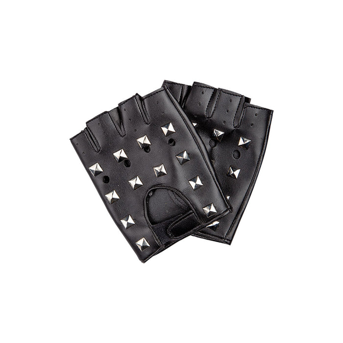 Studded Biker Gloves