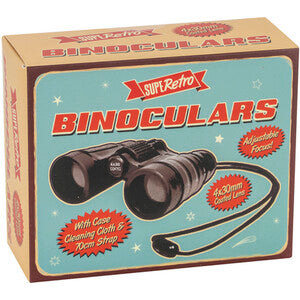 Retro Binoculars - Black