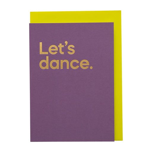 Say It With Songs Card - Let’s Dance
