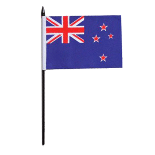 New Zealand Hand Waving Flag