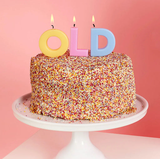 Novelty Birthday Candle - “Old”