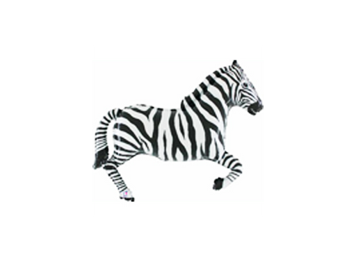 Large Animal Shape Foil Balloon - Zebra