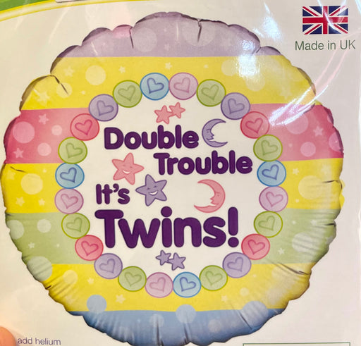 18" Foil Balloon - It’s Twins