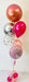 Age Birthday Orbz Display Silver/Pink Tones - The Ultimate Balloon & Party Shop