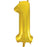 Number 1 Foil Balloon Gold - The Ultimate Balloon & Party Shop