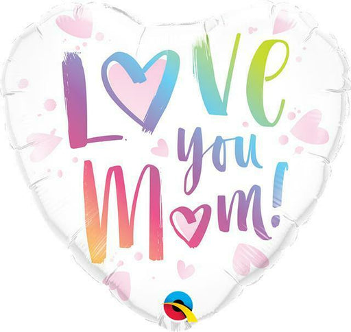 18" Mother's Day Foil Balloon - Heart - The Ultimate Balloon & Party Shop