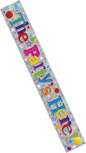 The Party's Here Banner - The Ultimate Balloon & Party Shop