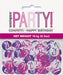 Birthday Table Confetti - Various Ages - Pink - The Ultimate Balloon & Party Shop