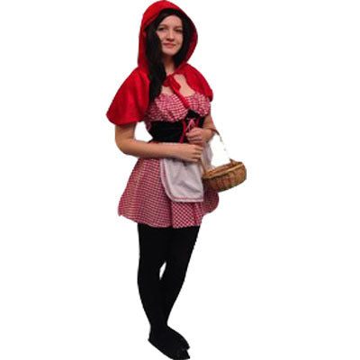 Red hood Fairytale Hire Costume - Short Version - The Ultimate Balloon & Party Shop