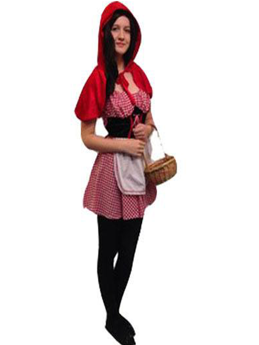 Red hood Fairytale Hire Costume - Short Version - The Ultimate Balloon & Party Shop