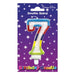 Wax Number Candle - 7 - The Ultimate Balloon & Party Shop