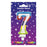 Wax Number Candle - 7 - The Ultimate Balloon & Party Shop