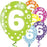 Age 6 Asst Birthday Balloons 6 Pack - The Ultimate Balloon & Party Shop