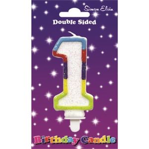 Wax Number Candle - 1 - The Ultimate Balloon & Party Shop