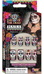 Day Of The Dead - Nails - The Ultimate Balloon & Party Shop