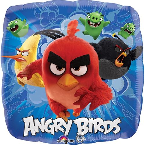 18" Foil Angry Birds Printed Balloon - The Ultimate Balloon & Party Shop