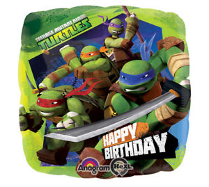 18" Foil TMNT Printed Balloon - The Ultimate Balloon & Party Shop