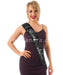 Birthday Sash - Age 50 - Black - The Ultimate Balloon & Party Shop