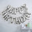 Happy Birthday Balloon Banner in Silver - The Ultimate Balloon & Party Shop