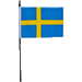 Sweden Hand Waving Flag - The Ultimate Balloon & Party Shop