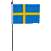 Sweden Hand Waving Flag - The Ultimate Balloon & Party Shop